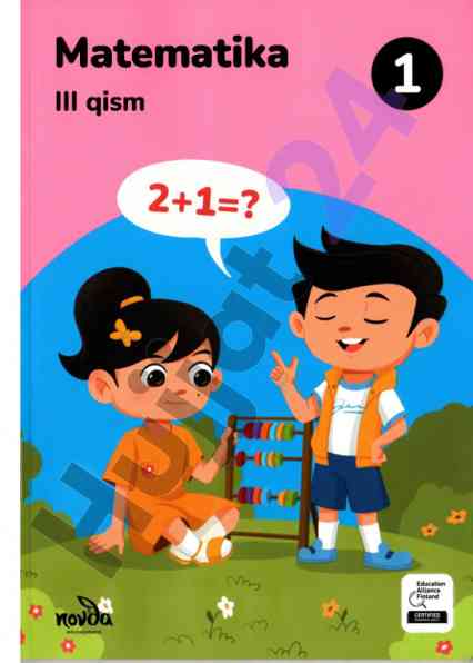 Matematika darsligi 1-sinf uchun iii qism