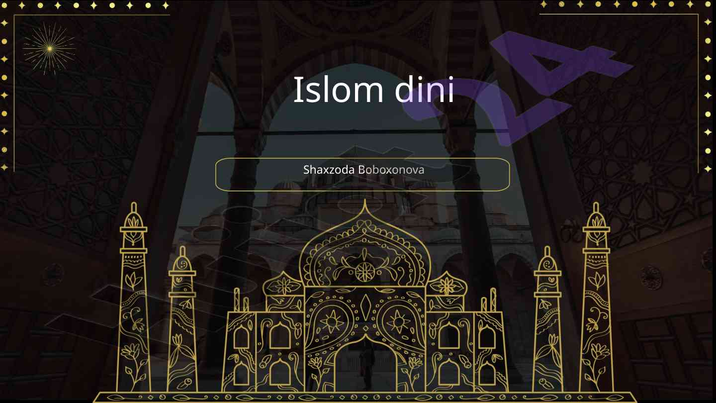 Islom tarixi va asosiy ta'limotlari