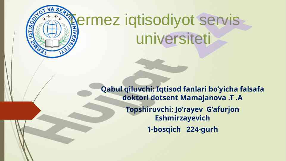 Koreya tashkil topishi tarixi va iqtisodiy mavzular