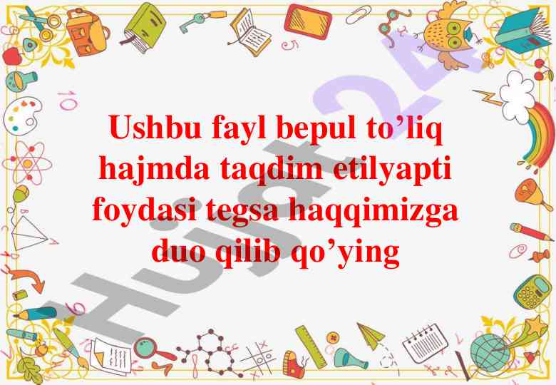 4-sinf matematikasi bo'yicha tarqatmalar hisoblash