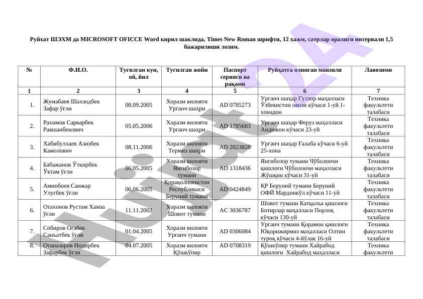 Microsoft office word kyril shaklida