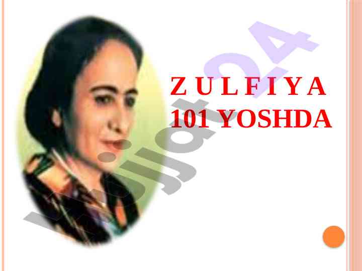 Zulfiya's contribution to uzbek poetry