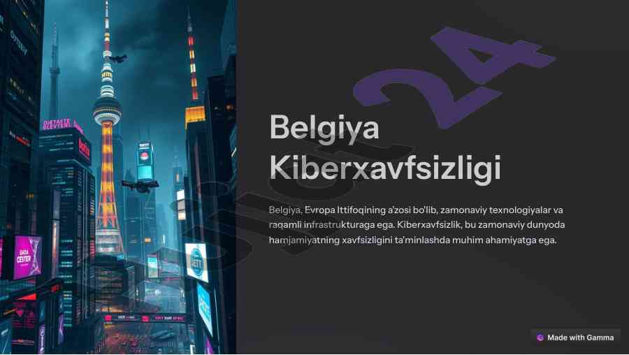 Belgiya kiberxavfsizligi va texnologik tizimlar