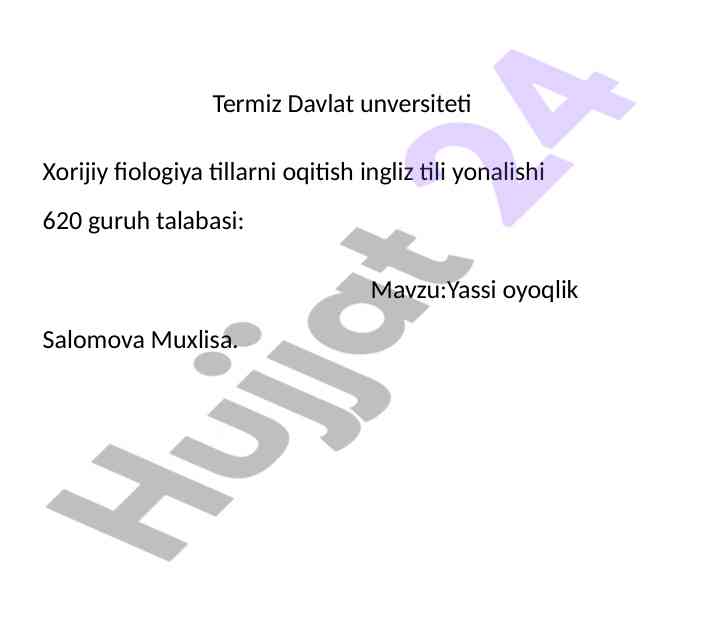 Yassi oyoqlik masalalari bo'yicha tadqiqot