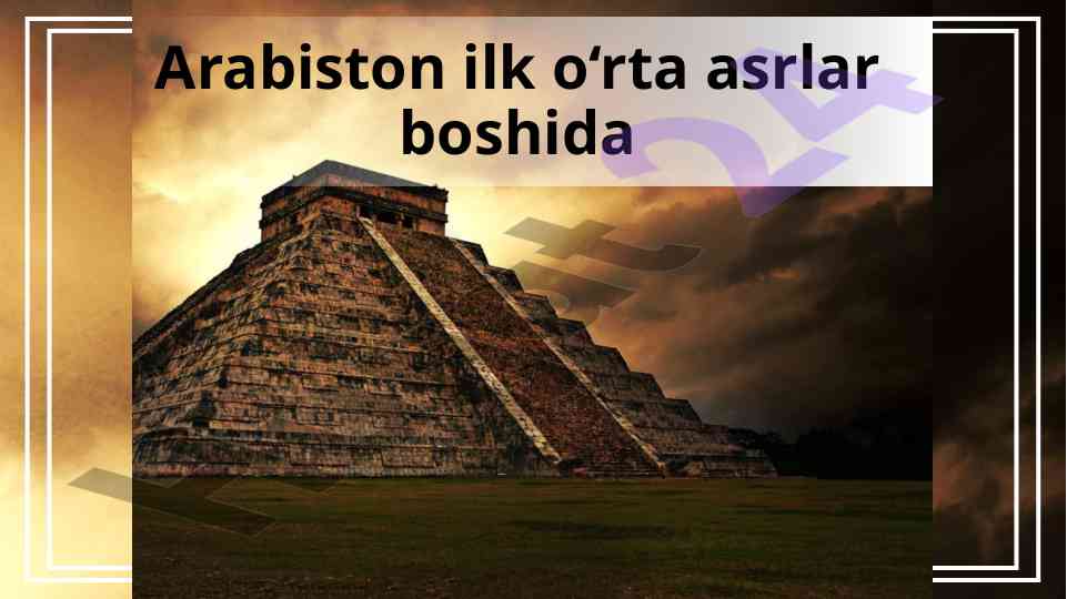 Arabistonning tarixi va madaniyati