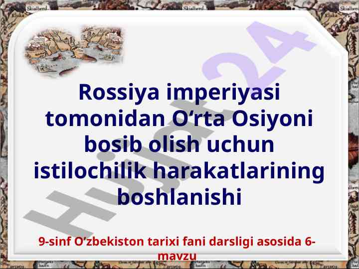 Rossiya Imperiyasining O'rta Osiyoni Bosib Olishi