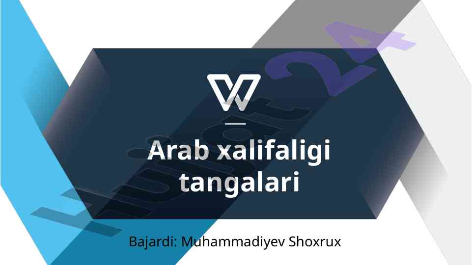 Arab xalifaligi tangalarining tarixi va ahamiyati