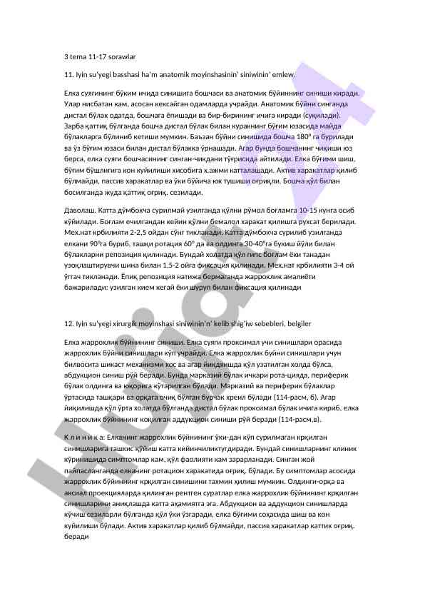 Elka suyagi va anatomik bo'yin sinishlari