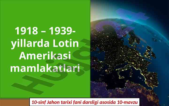 Lotin Amerikasi Mamlakatlari Tarixi