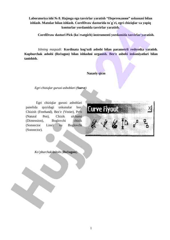 Tasvirlar yaratish va uskunalardan foydalanish