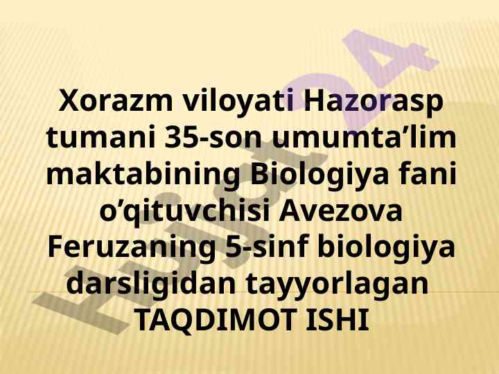 Biologiyaning o‘rganish usullari taqdimoti