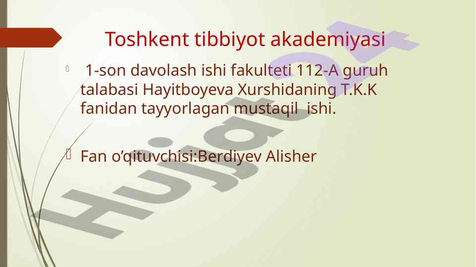 Bemor bolalarning ruhiy holati tushkunlik shok