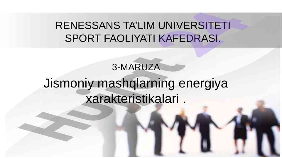Jismoniy mashqlarning energiyani ta'minlash mexanizmlari