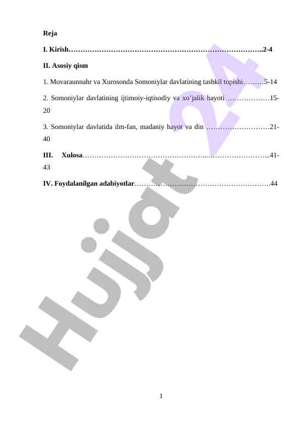 Somoniylar davlati tarixi va madaniyati