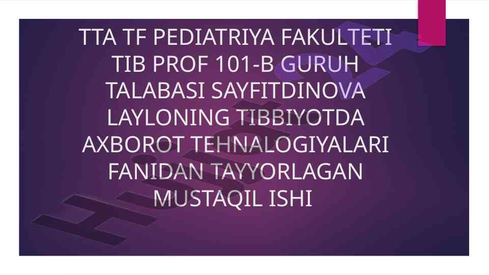 Zamonaviy axborot texnologiyalaridan foydalanish