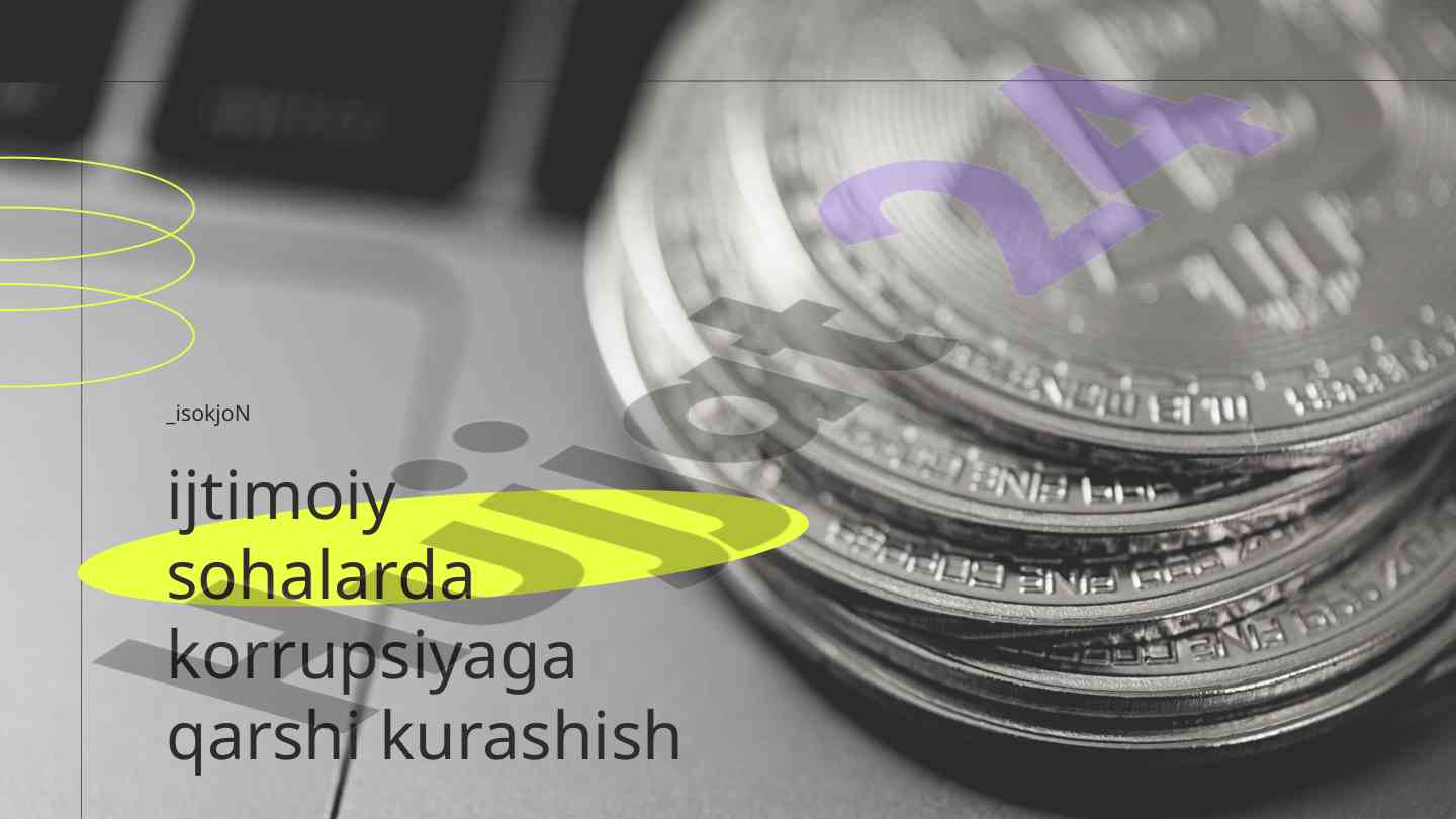 Korrupsiyaga qarshi kurashish strategiyalari