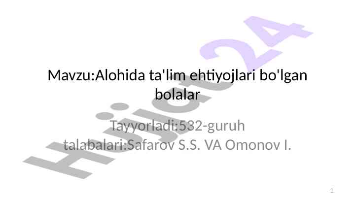Inklyuziv ta'limning zamonaviy tendensiyalari