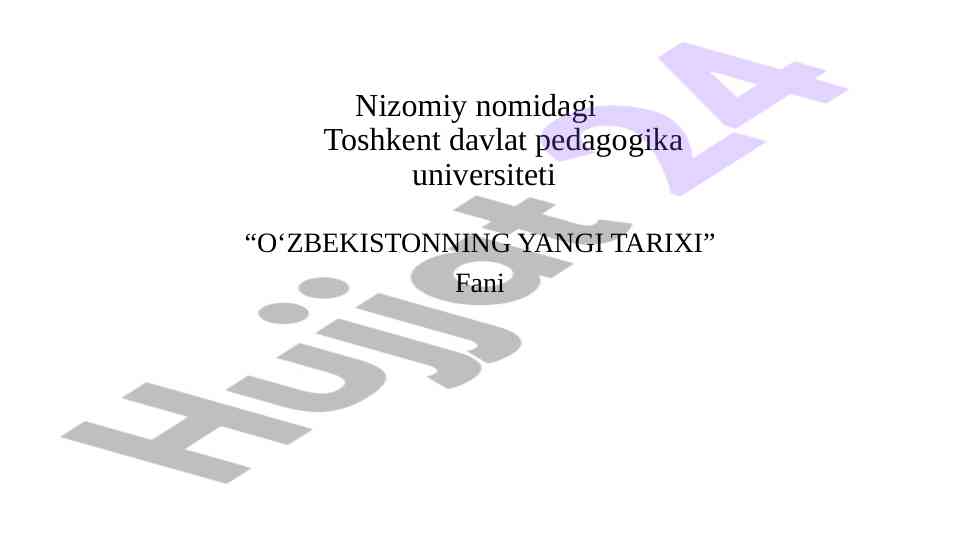 Mustaqil o‘zbekiston respublikasi tashkil topishi