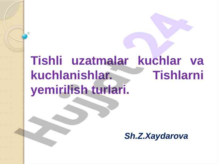 Tishli uzatmalar kuchlar va kuchlanishlar tahlili