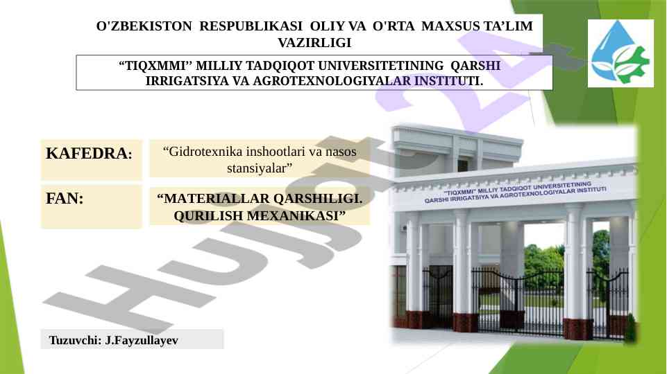 Murakkab qarshilik va siqilgan sterjenlar tahlili