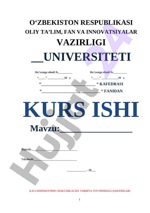 Maktabgacha Ta'lim Tizimida Dolzarblik