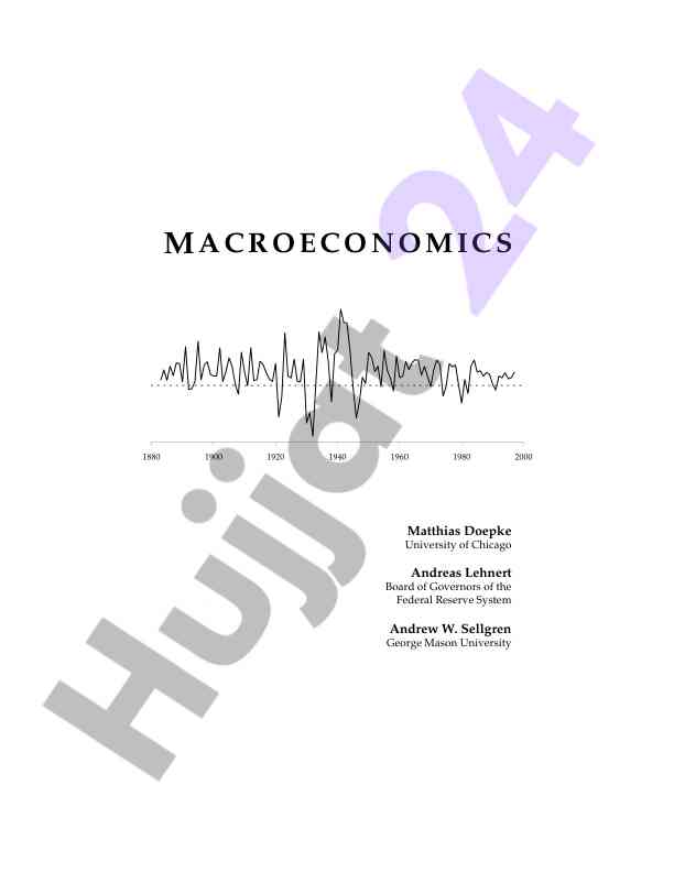 Macroeconomics analysis and history from 1880 to 2000