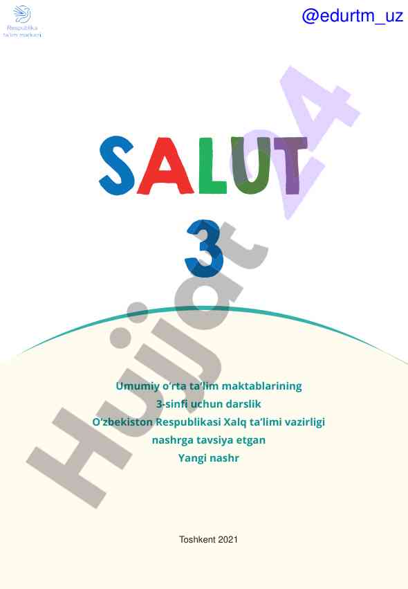 Fransuz tili 3-sinf darslik ishlanmasi