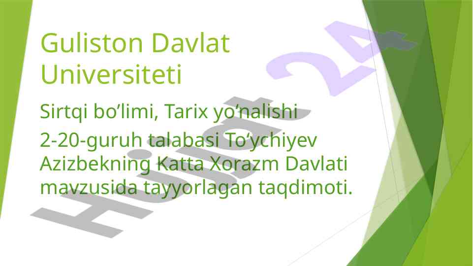 Katta xorazm davlati va saljuqiylar tarixi