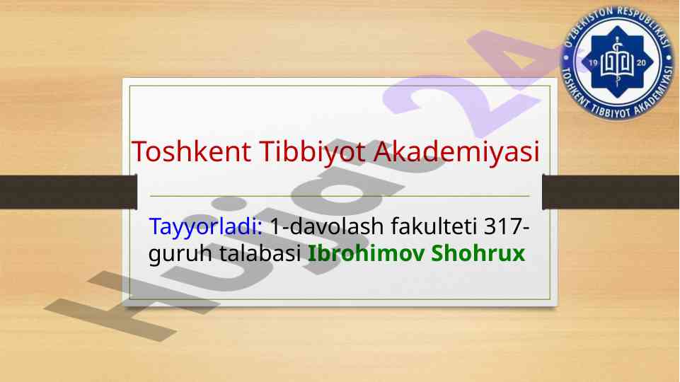 Qorin palpatsiyasi texnikasi bilan tanishtirish