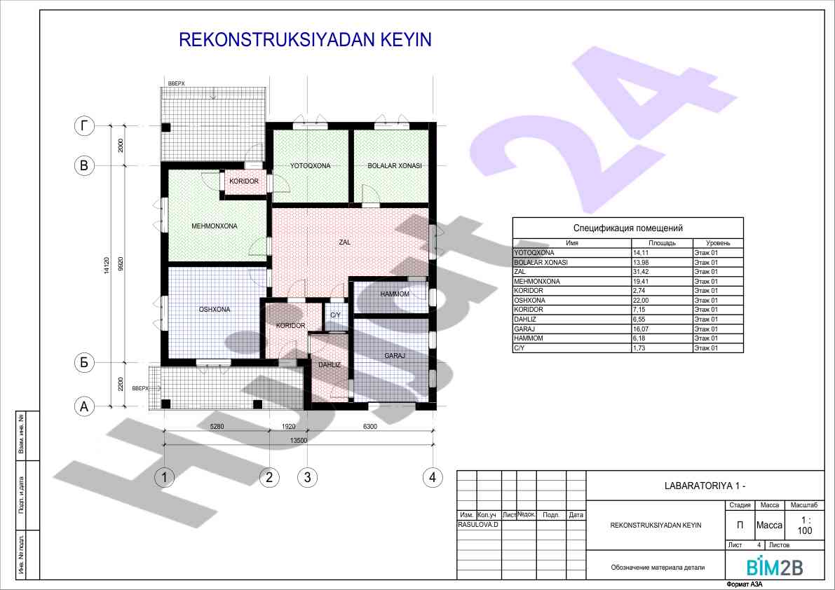 Promenade reconstruction specifications analysis