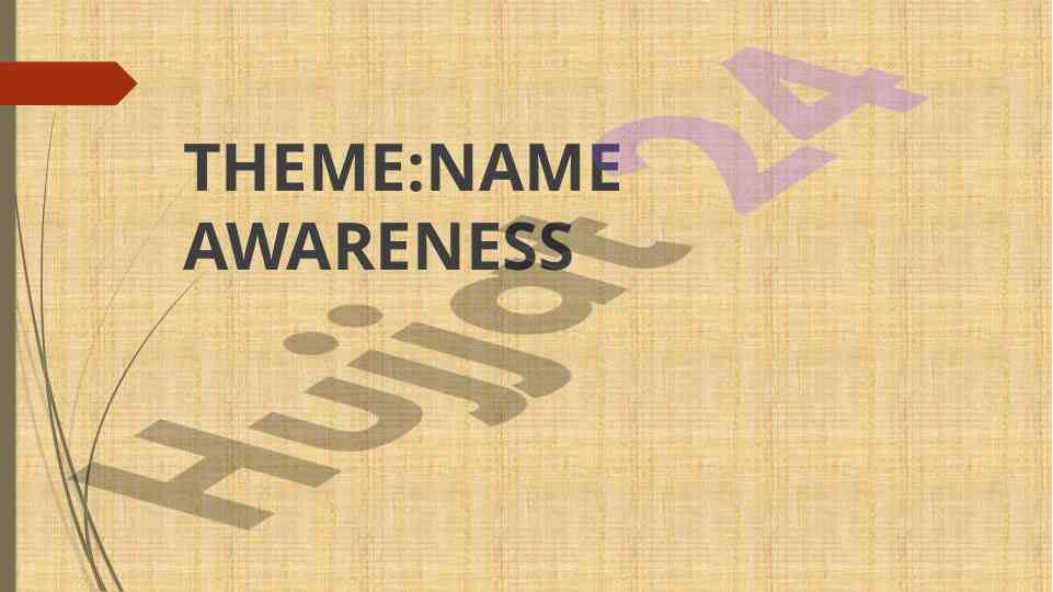 Importance of name awareness in medical field