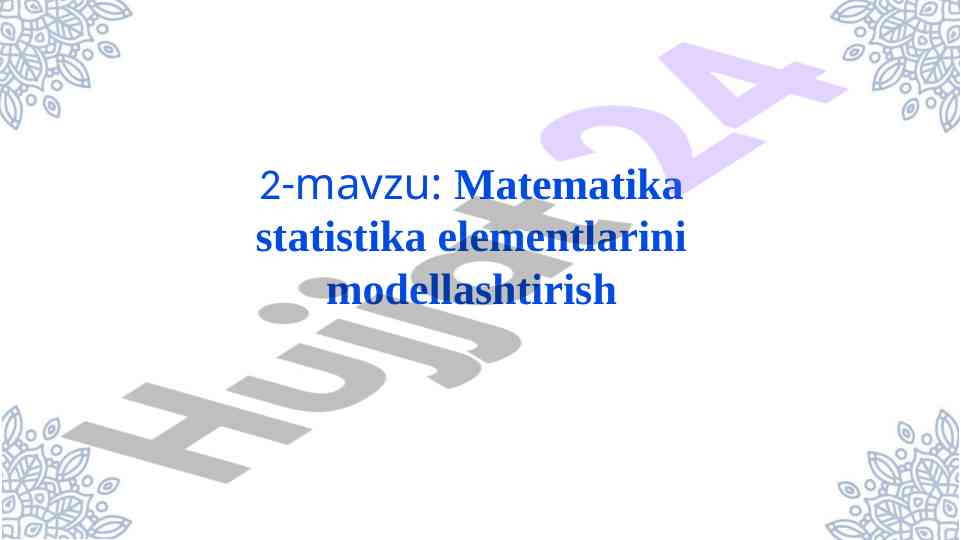 Chiziqli algebraik tenglamalarni yechish usullari