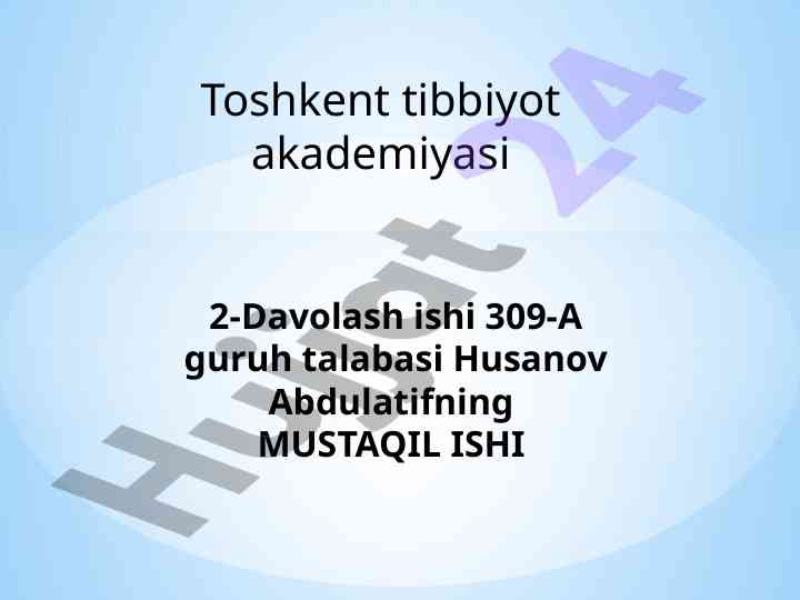 Proktologiyada zamonaviy davolash usullari