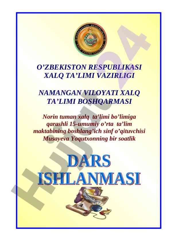 Fe’l yasovchi qo’shimchalar bilan tanishtirish darsi
