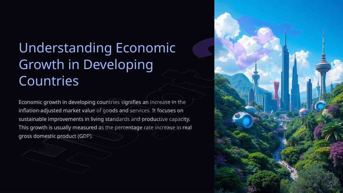 Understanding economic growth in developing countries