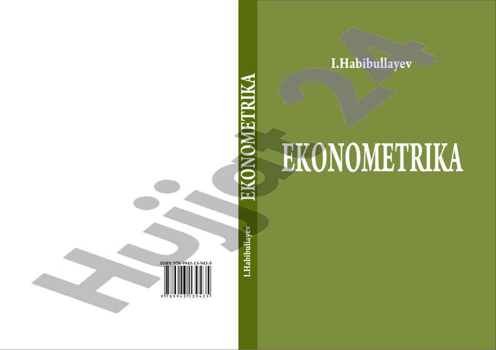 Ekonometrika darslik o‘quvchilar uchun