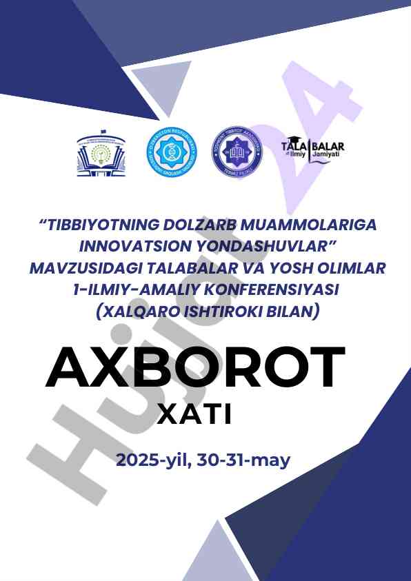 Tibbiyotning dolzarb muammolariga innovatsion yondashuvlar