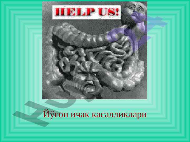 Йўғон ичак касалликлари ва тузилишining tahlili