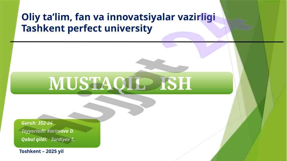 Erkin va turg’un birikmalar haqida mustaqil ish