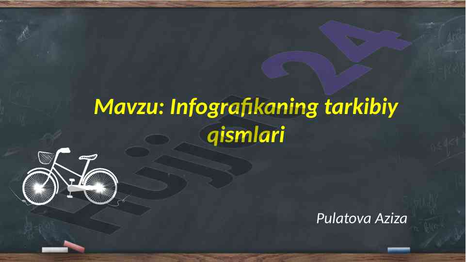 Infografikaning tarkibiy qismlari va asosiy elementlari