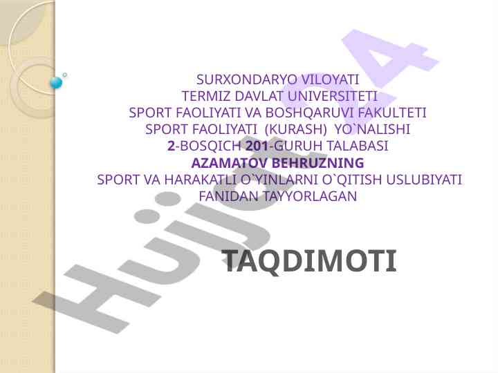 Voleybol o'yinida sakrab topga zarba berish texnikasi