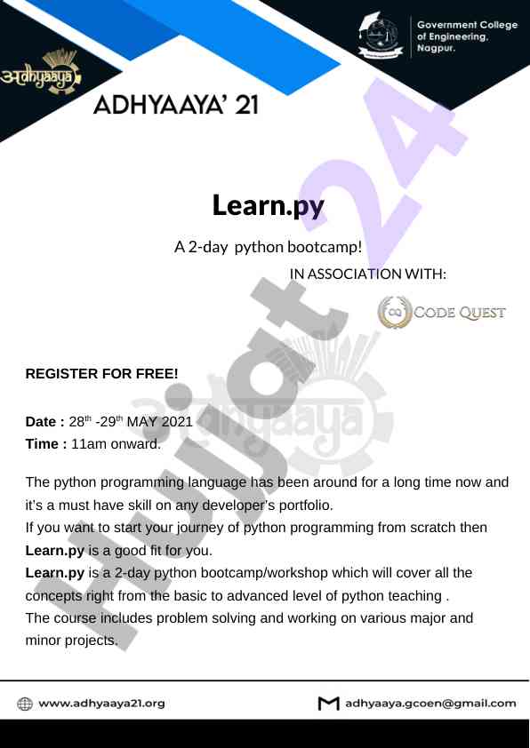 Python bootcamp workshop for beginners