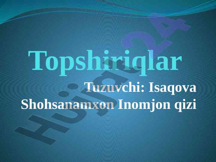 Rebuslar orqali gormonlar va sekretsiya bezlari