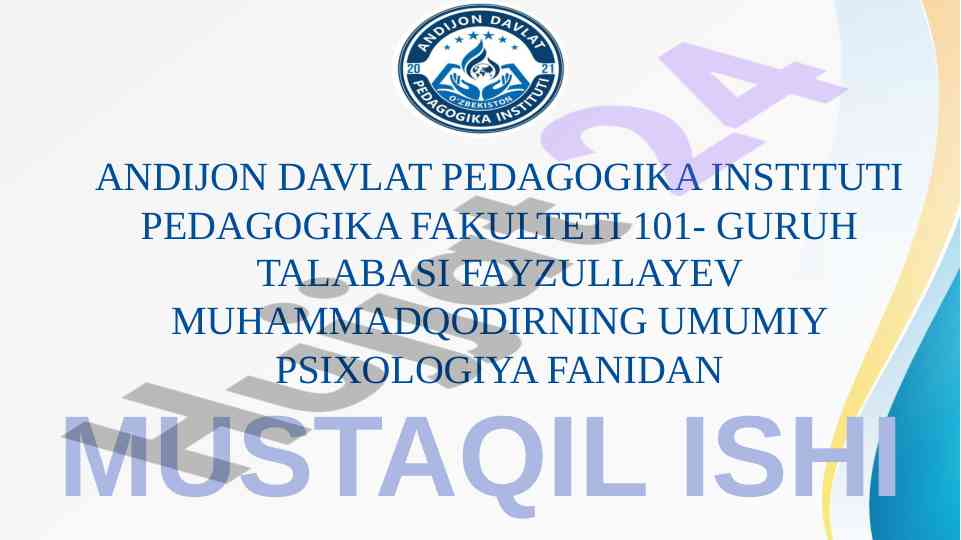 Kichik guruhlar psixologiyasi tahlili