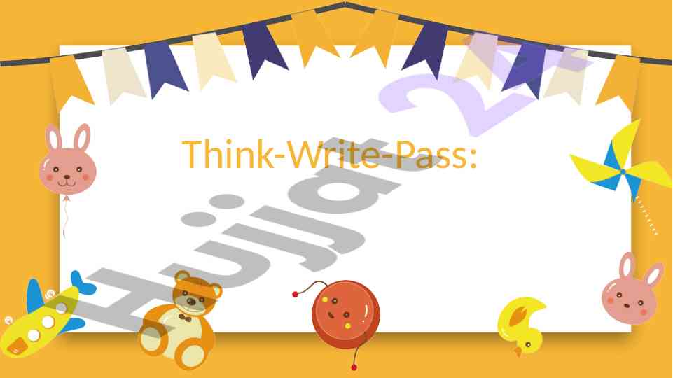 Interactive group writing activity for students