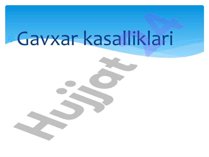 Gavxar kasalliklari va optik xususiyatlari