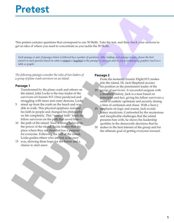 The leadership roles of survivors in oceanic flight 815