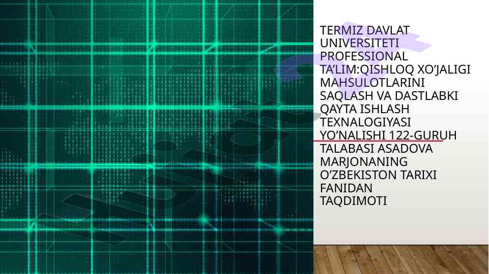 Prezidentlik instituti joriy etilishi o'zbekistonda
