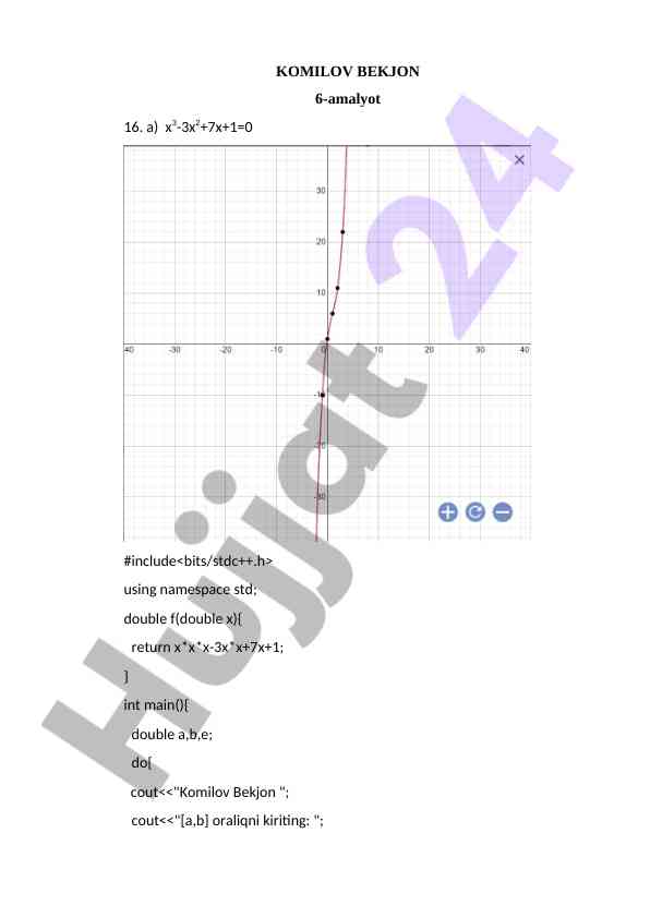Numerical methods in root finding algorithms