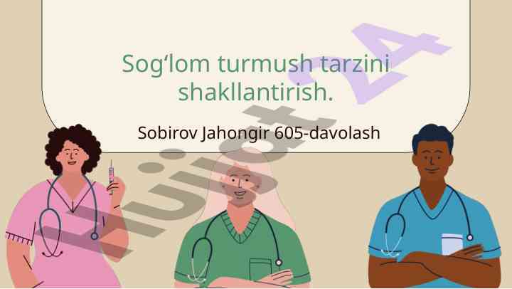 Sog‘lom ovqatlanish va uning ahamiyati